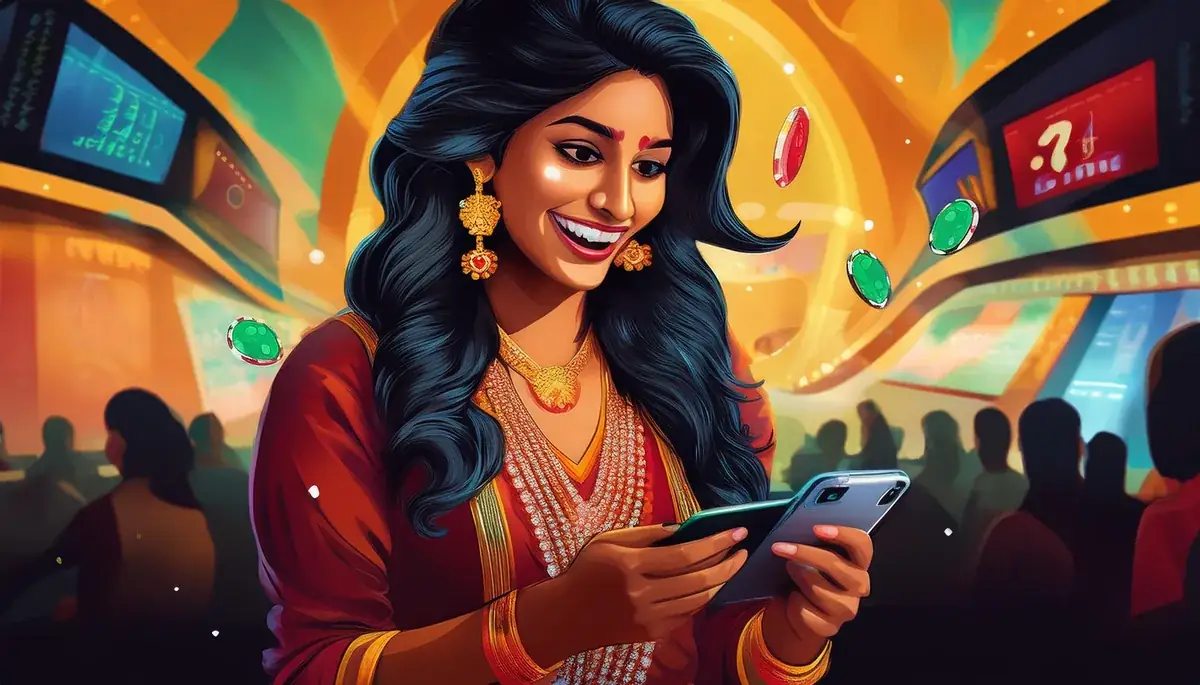 Woman messaging the desk on WhatsApp for a cricket ID