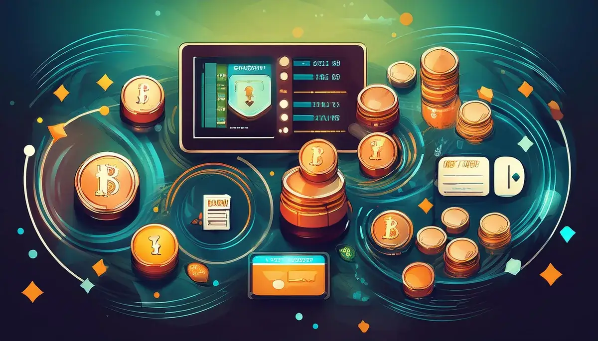 Coins and cards on a dark dashboard for a late withdrawal